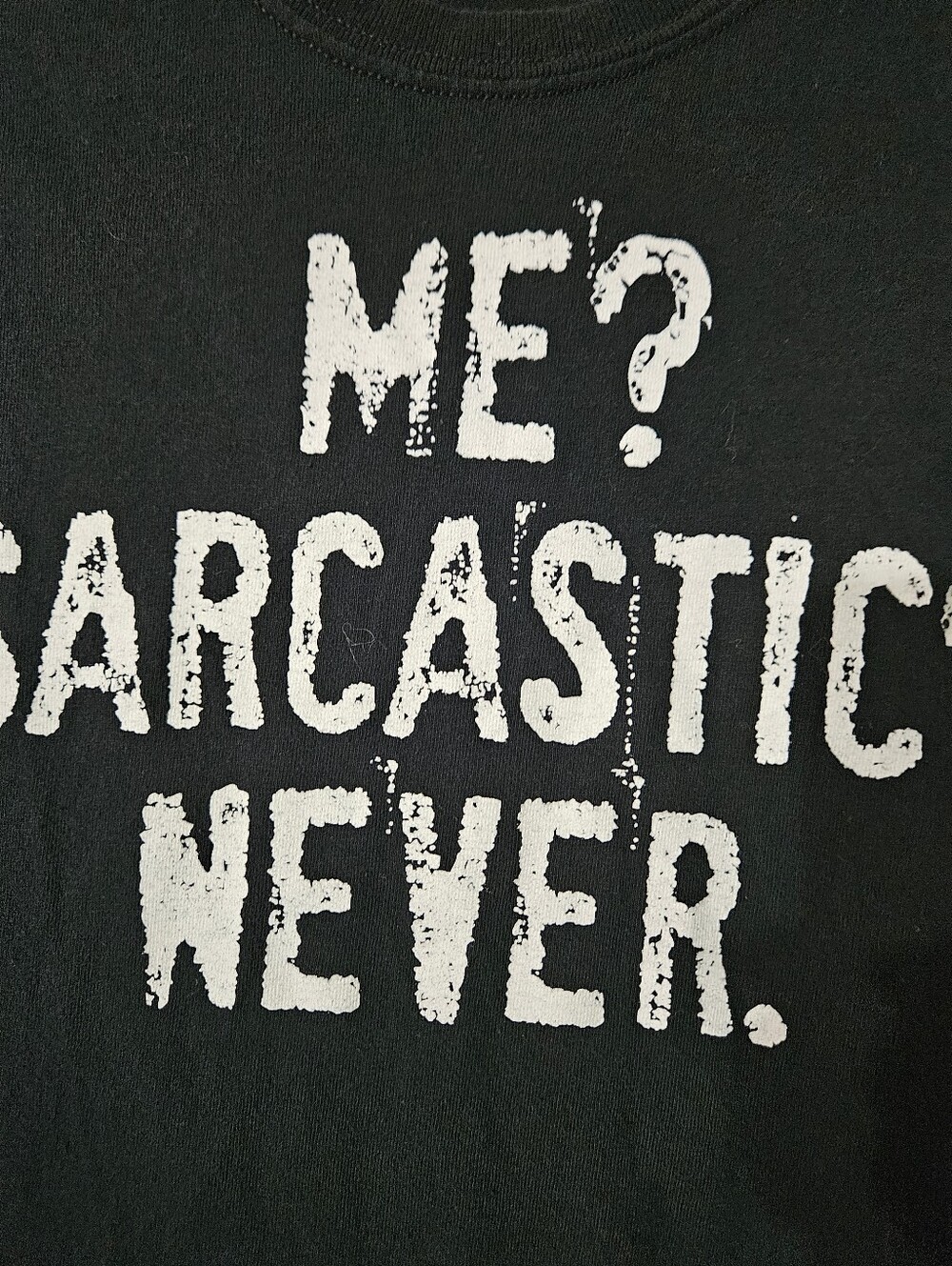 Sarcastic Tshirt Large - Picture 3 of 3